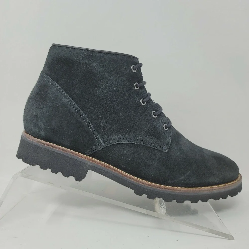 Driver Club USA Men's Chukkas Sz 8.5 M Highland Park Leather Black Suede